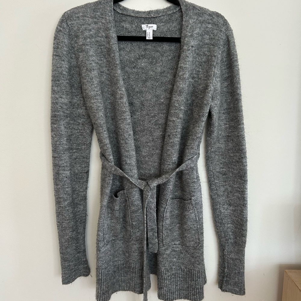 Thyme Maternity - Gray Women's Cardigan